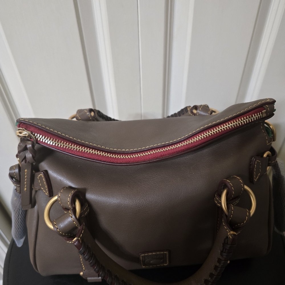 New Dooney Florentine Mini Satchel - Color: Elephant - Picture 15 of 15